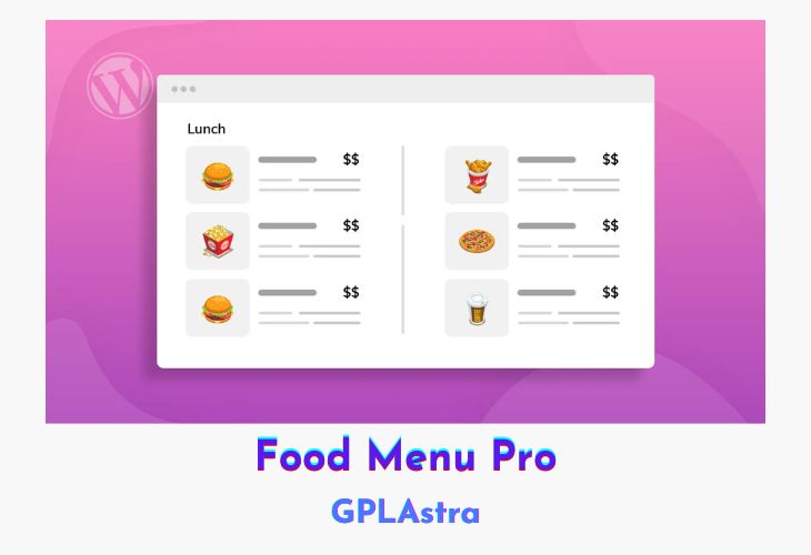 Food Menu Pro Free Download