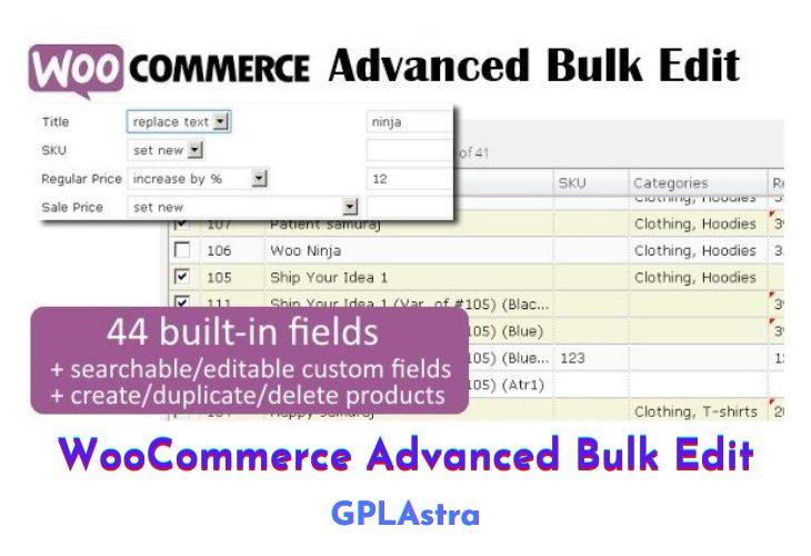 WooCommerce Advanced Bulk Edit Free Download